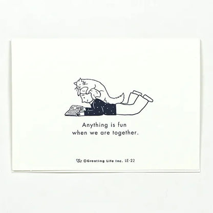 Best Friend Thank You Mini Card