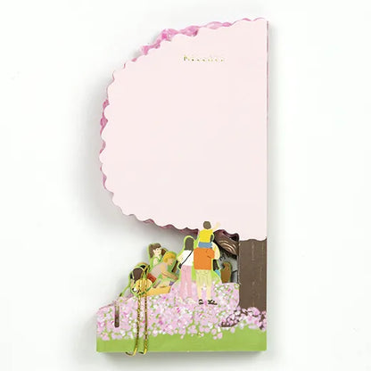 Cherry Blossom Viewing Pop-Up Card