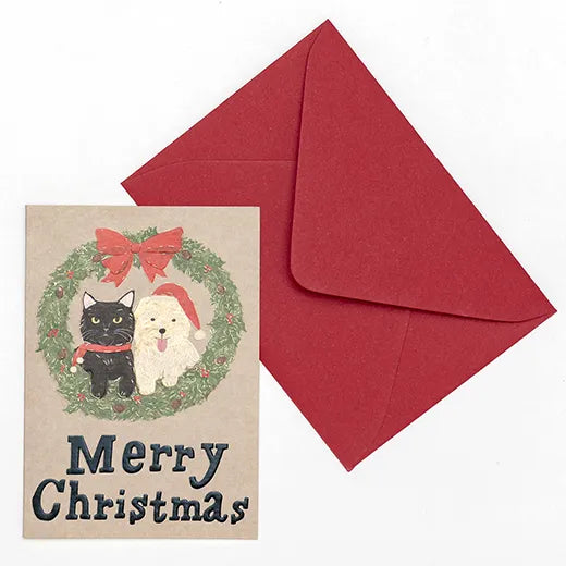 Kahoko Sodeyama Christmas Mini Card Wreath