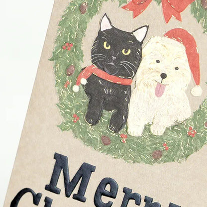 Kahoko Sodeyama Christmas Mini Card Wreath