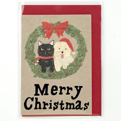 Kahoko Sodeyama Christmas Mini Card Wreath