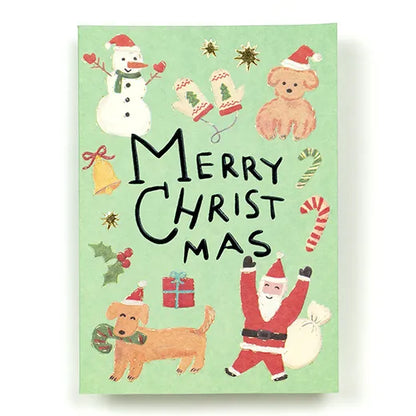 Kahoko Sodeyama Christmas Mini Card Santa