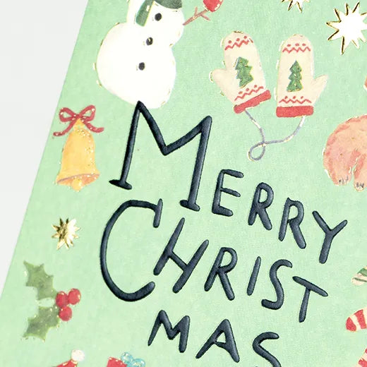 Kahoko Sodeyama Christmas Mini Card Santa