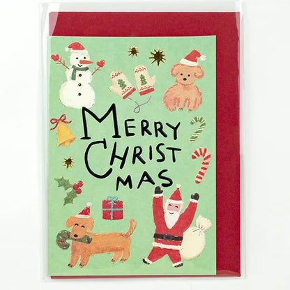 Kahoko Sodeyama Christmas Mini Card Santa