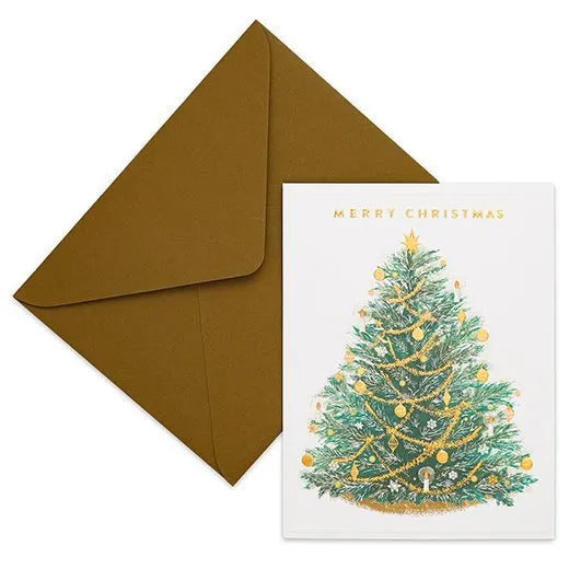 Christmas Manière Card Christmas Tree