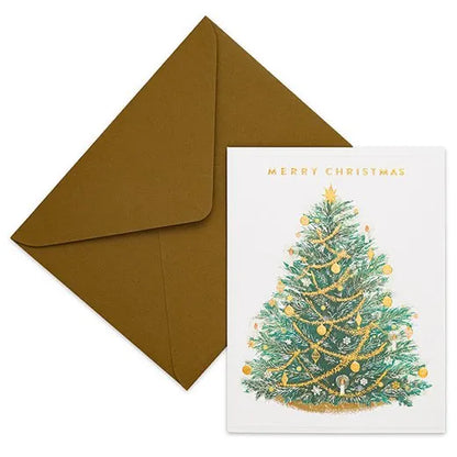 Christmas Manière Card Christmas Tree