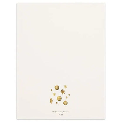 Christmas Manière Card Christmas Tree