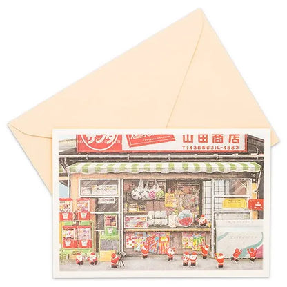 Mini Santa Sepia Card Candy Shop