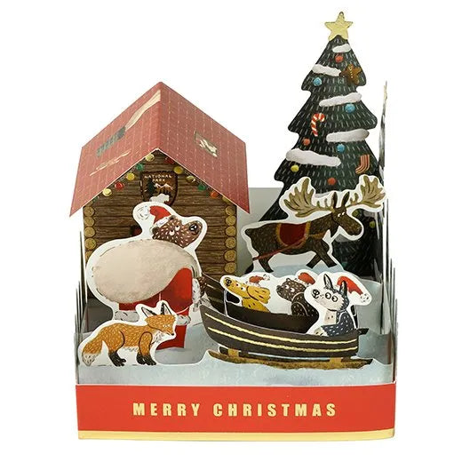 Okataoka Christmas Miniature Garden Card