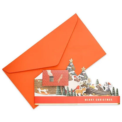 Okataoka Christmas Miniature Garden Card