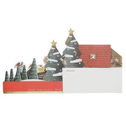 Okataoka Christmas Miniature Garden Card