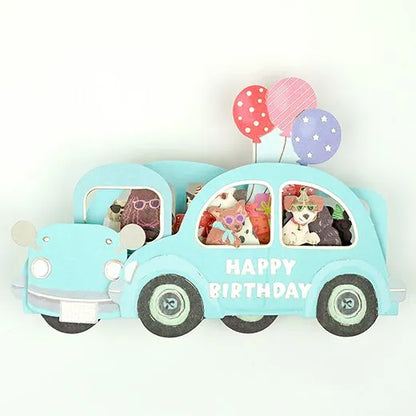 Party Car Birthday Pop-Up Card
