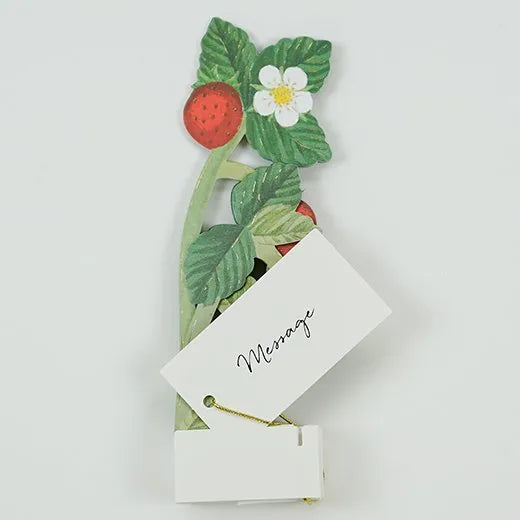 Blooming Mini Card Strawberry KE-58