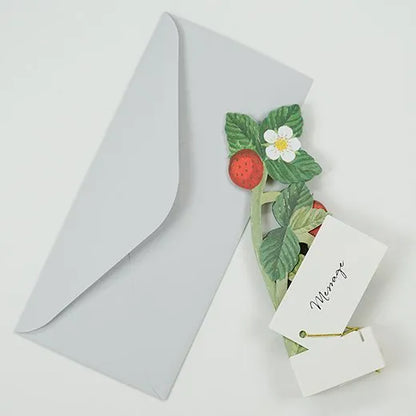 Blooming Mini Card Strawberry KE-58