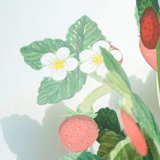 Blooming Mini Card Strawberry KE-58
