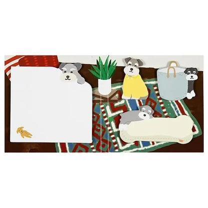 Animal Die-Cut Book-Shaped Sticky Notes