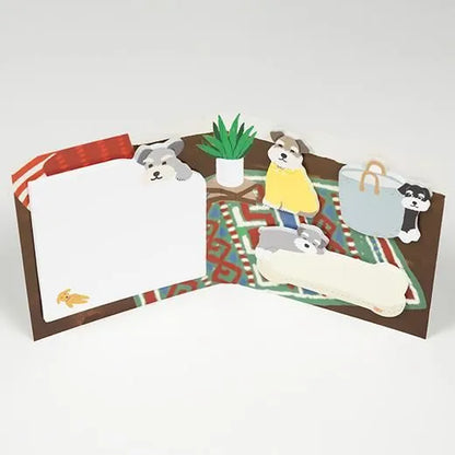 Animal Die-Cut Book-Shaped Sticky Notes