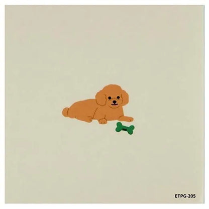 Animal Die-Cut Book-Shaped Sticky Notes