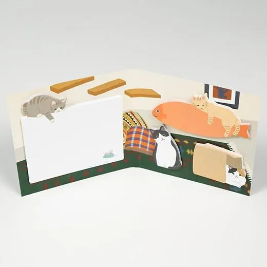 Animal Die-Cut Book-Shaped Sticky Notes