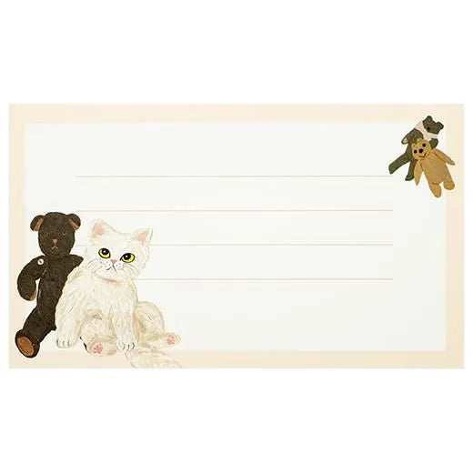 Cat and / Kahoko Sodeyama Mini Mini Letter Pad