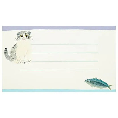 Cat and / Kahoko Sodeyama Mini Mini Letter Pad