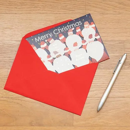 Christmas Joy Card Santa