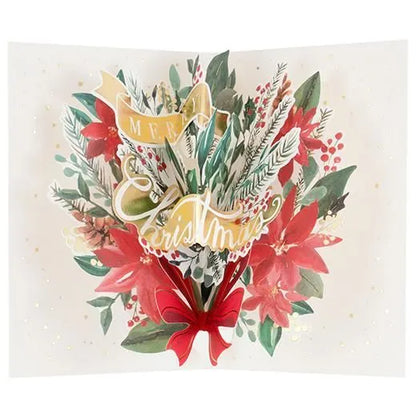 Christmas Bouquet Pop-Up Card