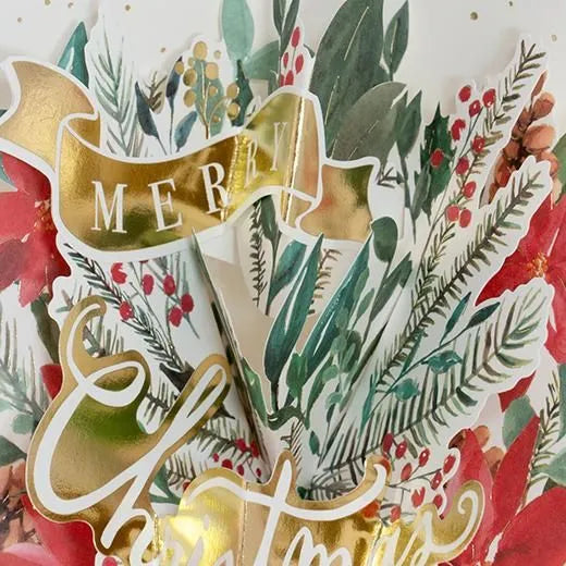 Christmas Bouquet Pop-Up Card