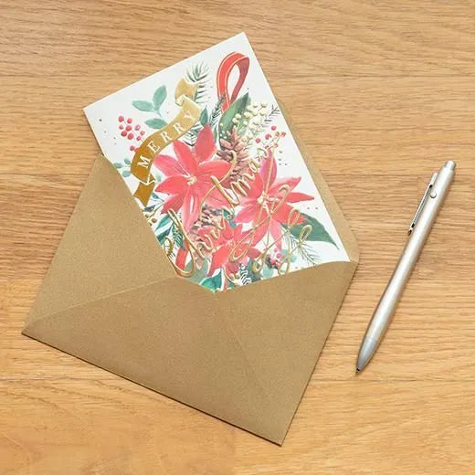 Christmas Bouquet Pop-Up Card