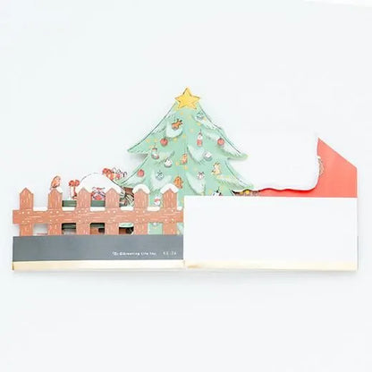 Christmas Miniature Garden Card Santa