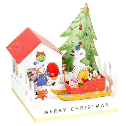 Christmas Miniature Garden Cards for Kids
