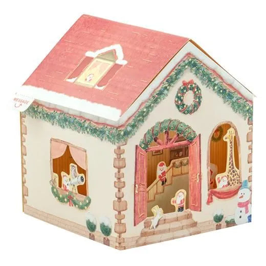 Mini Santa House Pop-Up Card