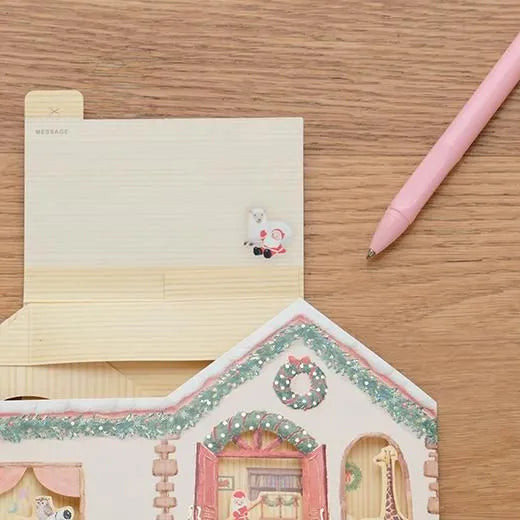 Mini Santa House Pop-Up Card