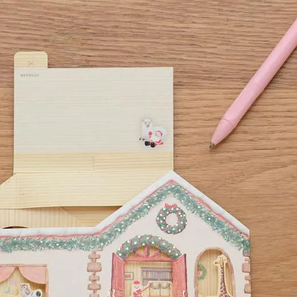 Mini Santa House Pop-Up Card