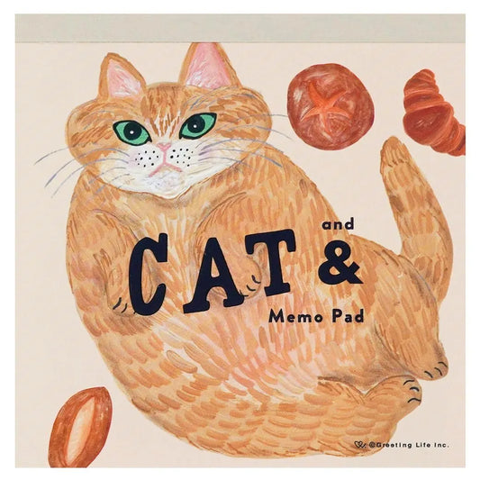 Cat & Co. / Kahoko Sodeyama Square Memo Beige