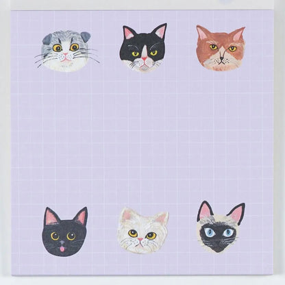 Cat & Co. / Kahoko Sodeyama Square Memo Beige
