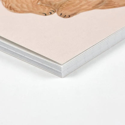 Cat and / Kahoko Sodeyama A5 Notebook Beige