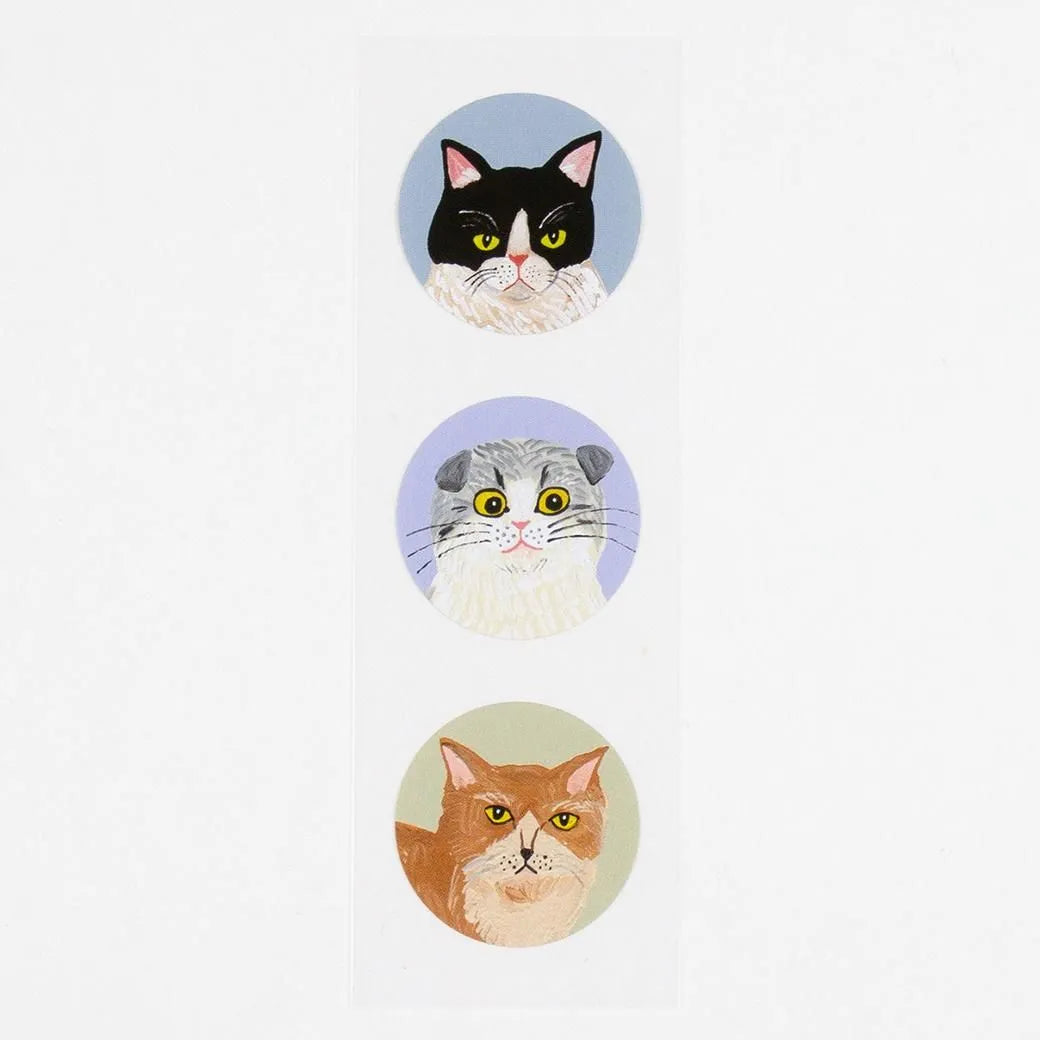 Cat and / Kahoko Sodeyama Letter Set - Purple