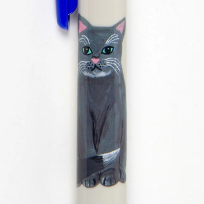 Cat and / Kahoko Sodeyama 3-Color Ballpoint Pen & Mechanical Pencil