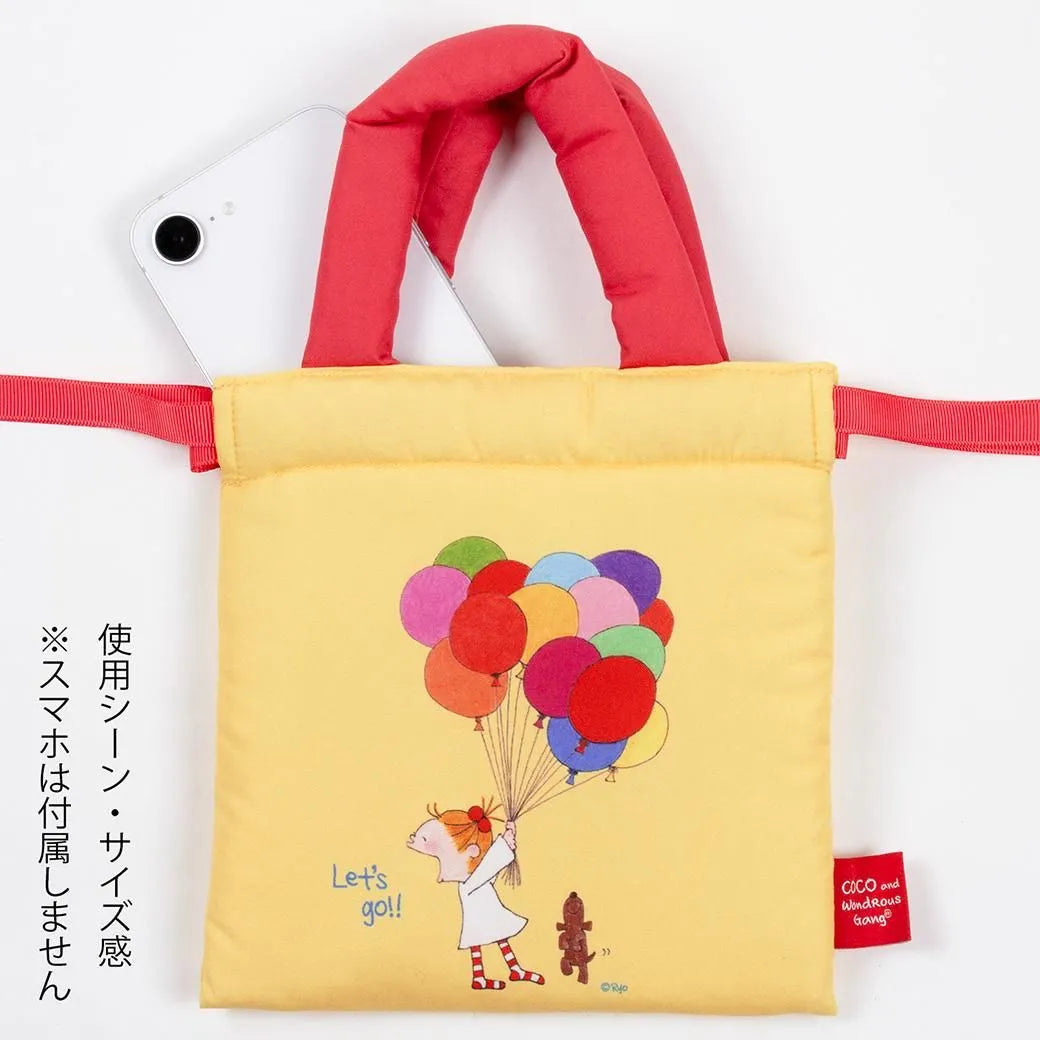 Coco-chan Cushion Drawstring Bag Balloon