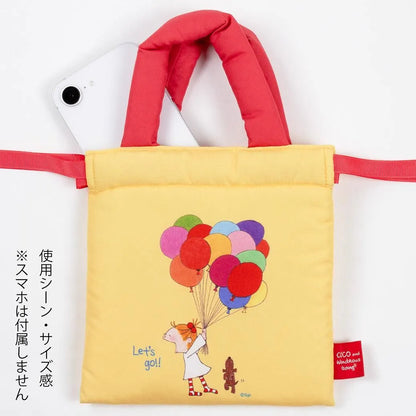 Coco-chan Cushion Drawstring Bag Balloon