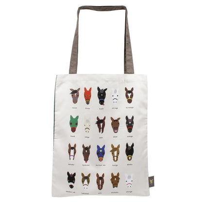 FUN FUN KEIBA Art Tote Bag Face