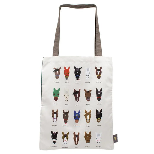 FUN FUN KEIBA Art Tote Bag Face