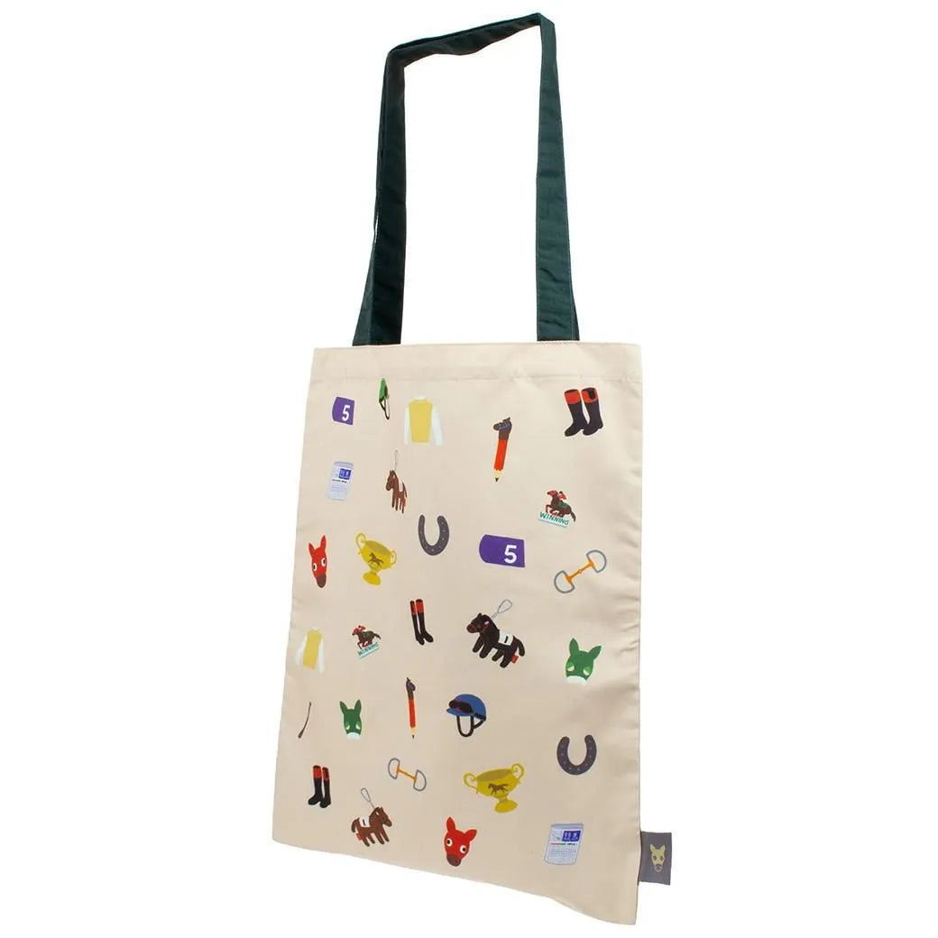 FUN FUN KEIBA Art Tote Bag Goods