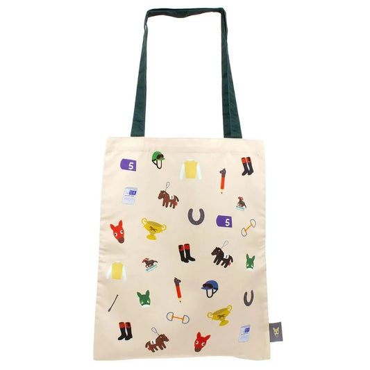 FUN FUN KEIBA Art Tote Bag Goods