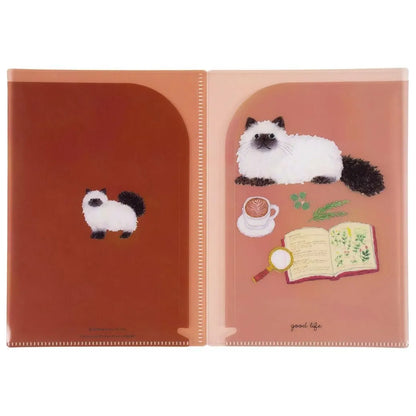 Yusuke Yonezu 6-Pocket Clear Holder (A5 Size) Cat