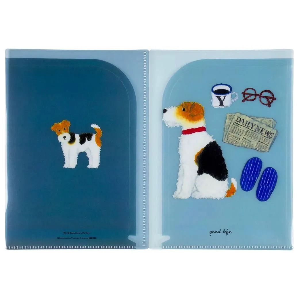 Yusuke Yonezu 6-Pocket Clear Holder (A5 Size) Dog