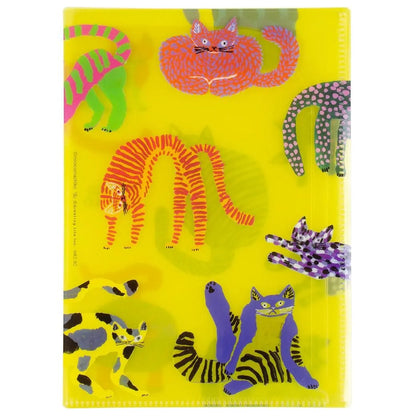 Mirokomachiko 6-Pocket Clear Holder (A5 Size) - Cat