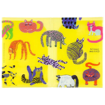 Mirokomachiko 6-Pocket Clear Holder (A5 Size) - Cat