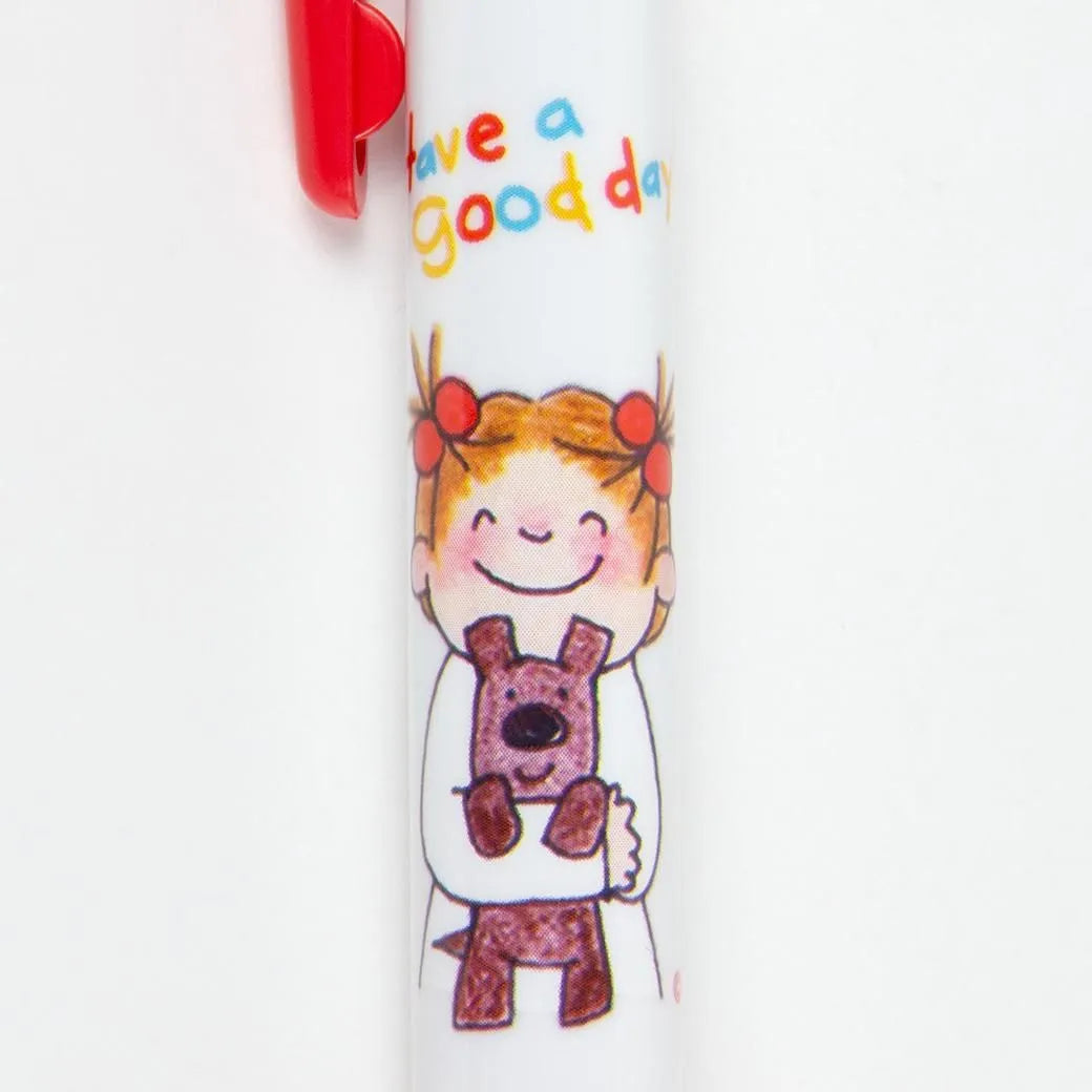Coco-chan 3-Color Ballpoint Pen & Mechanical Pencil